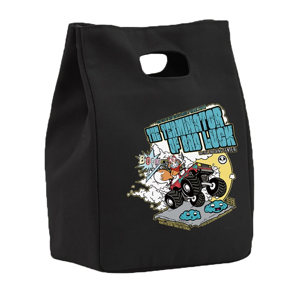 Isolierung Mittagessen Lebensmittel Isolierung Kühler Taschen Magnetische Geschmack Leinwand Tasche Zinn Folie Lebensmittel Taschen Tragbare Multifunktions Drucken Eco Tasche: 5Maske013