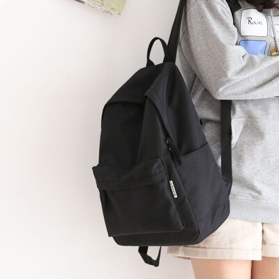 Sac à dos oxford simple pour adolescentes, femmes, collégiennes, étudiants, sacs à livres utiles, loisirs, voyage, hommes: Pur m