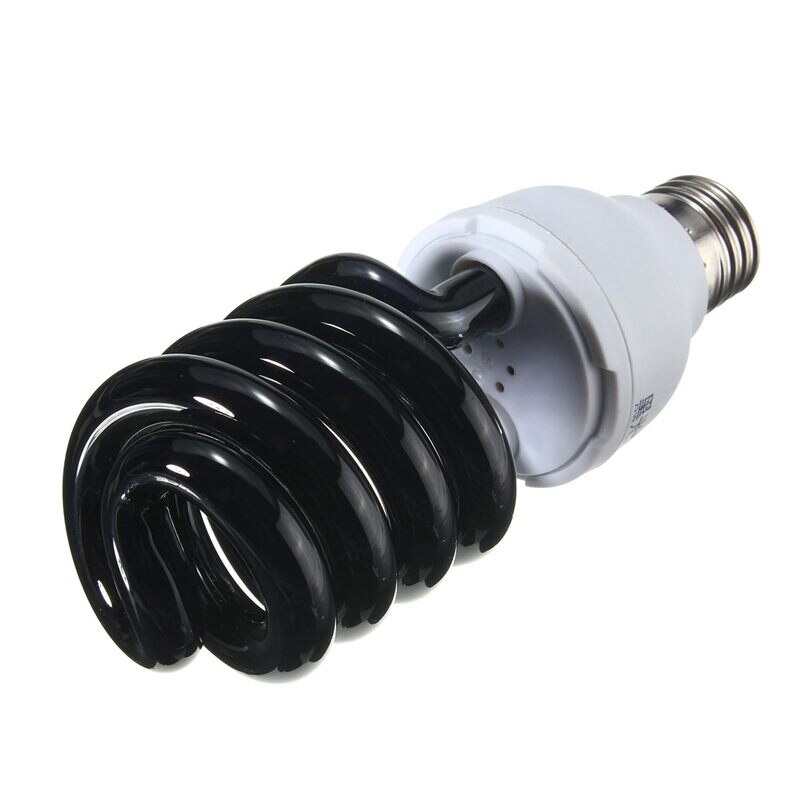 Lâmpada uv e27 15/20/30w espiral enegy economia uv ultravioleta fluorescente preto luz cfl lâmpada lâmpadas violeta 220v 300-400nm