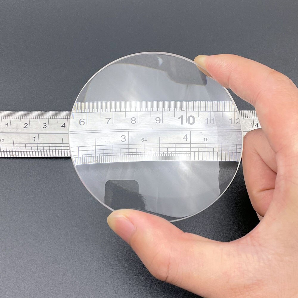10x 8x 6x 5x Vergrößerungslinse 36 40 50 80 110 MM Optisches Glas Doppelkonvexe Lupe Projektor Experimentelles Instrument
