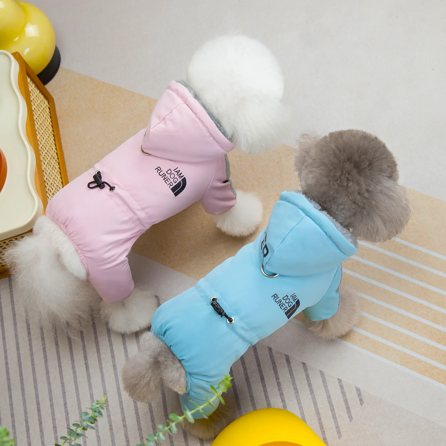 Ropa impermeable para cachorros, chaqueta reflectante para mascotas para perros pequeños y medianos, abrigo para gatos, Bulldog Francés, caniche, trajes de Shih Tzu, Chihuahua