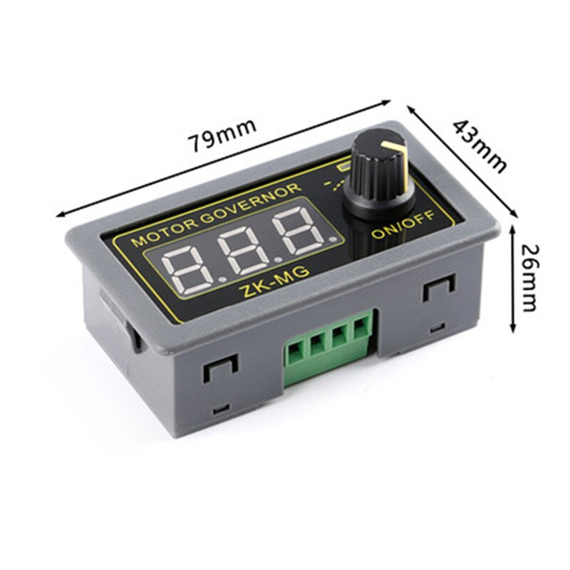 DC Motor Controller PWM Motor Speed Regulator Light Dimmer LED Digital Display Encoder 5V 12V 24V