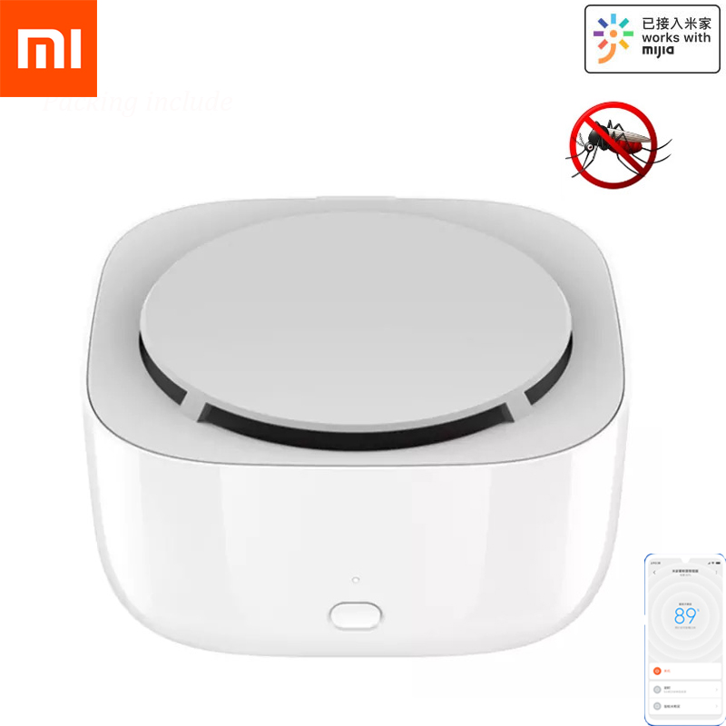 Xiaomi Mijia moustique répulsif tueur Version intelligente téléphone minuterie interrupteur avec lumière LED utilisation 90 jours de travail dans mihome AP