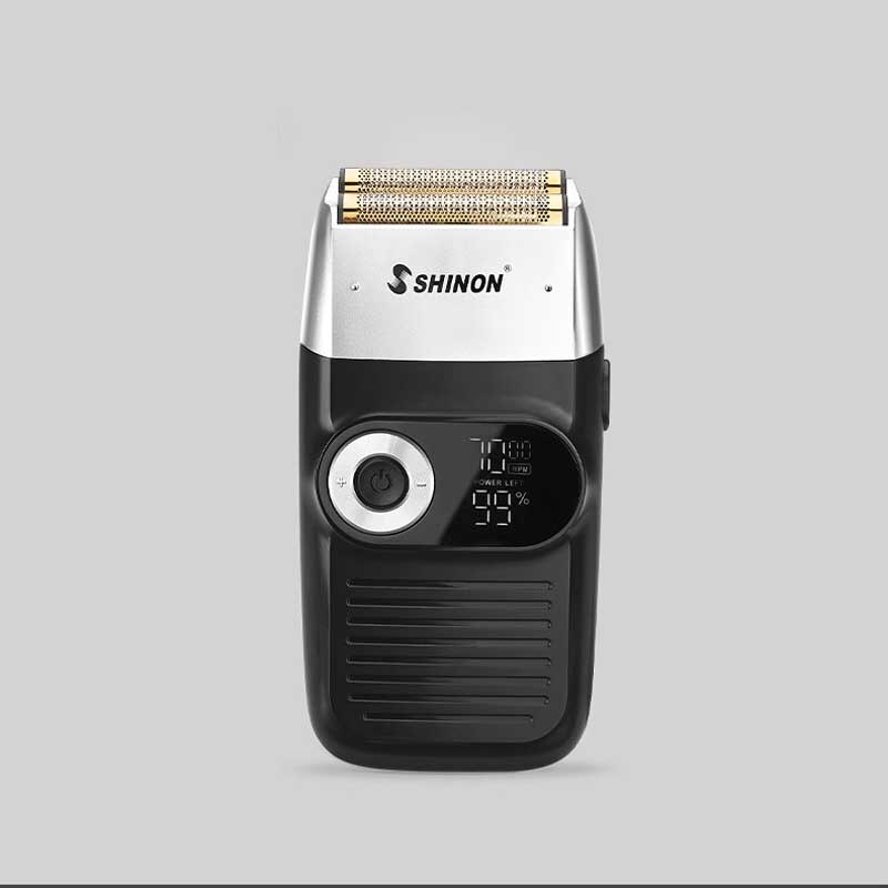 shinon LCD USB rechargeable electric Shaver razor portable beard shaving trimmer Reciprocating razor men&#39;s shaver hair trimmer