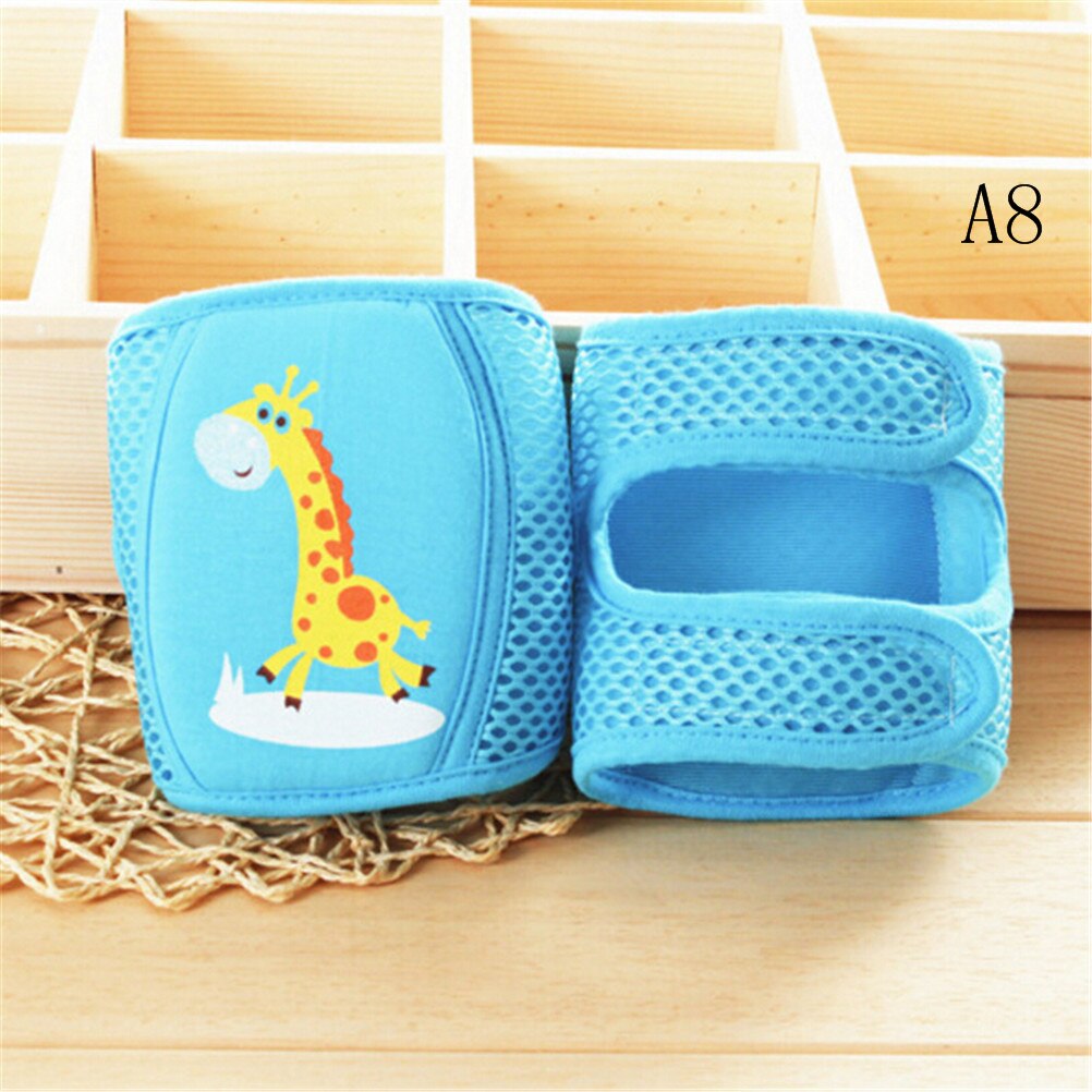 Enfants fille garçon rampant coude nourrissons en bas âge bébé genouillères protecteur sécurité maille genouillère jambière enfants coussin Legging: A8