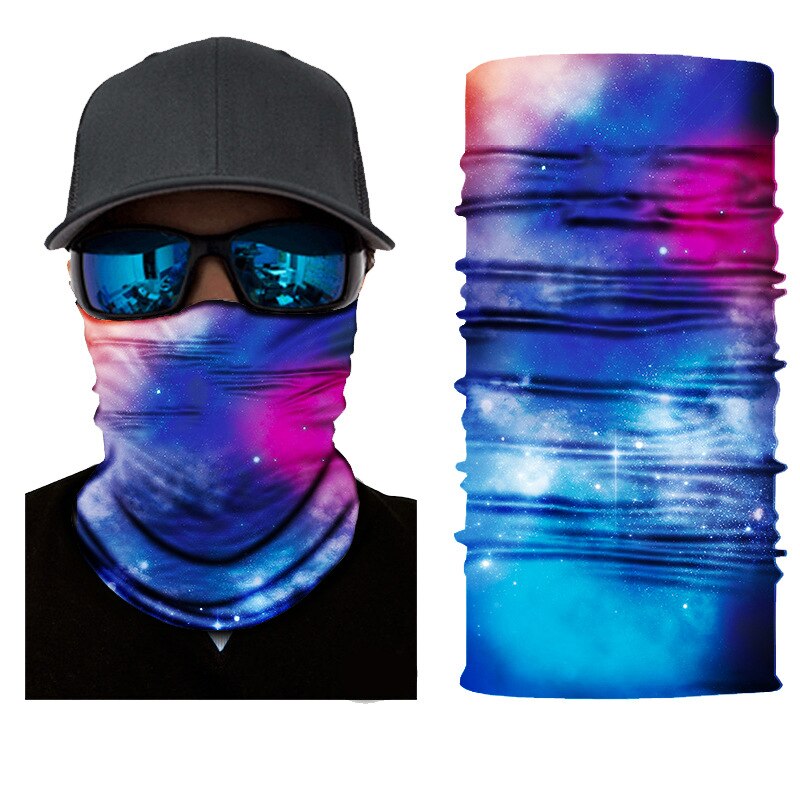 Atmungs Hals Schal Motorrad Radfahren Bandanas Multifunktions Nahtlose Magie Nacken Rohr Förderung: Braun