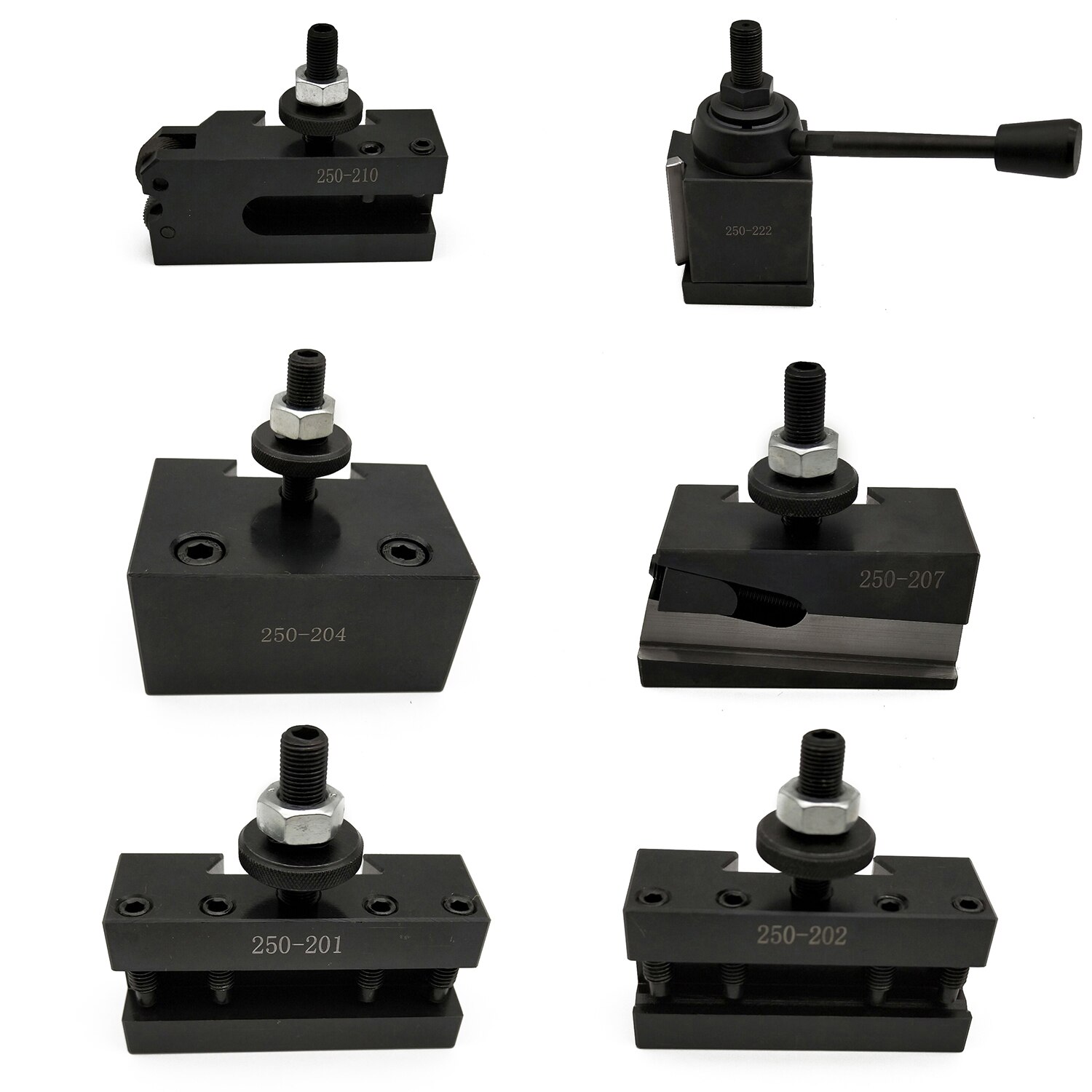 250 Wedge Type Quick Change Toolpost Gereedschaphouder Staal Tool Rest Tool Post Quick Change Gereedschap Kit Tool Post Voor draaibank Gereedschap