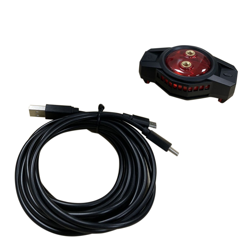 Wasserkühlung für mobiltelefone mit radiator, temperaturanzeige, lüfterhalterung und halterung für android-/iphone-smartphones: Default Title