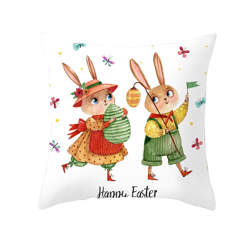 Kids Kussensloop Brief Kussenhoes 45*45 Sierkussen Covers Decor Kussens Bank Polyester Bloemen Home Decor Kussenslopen: 15