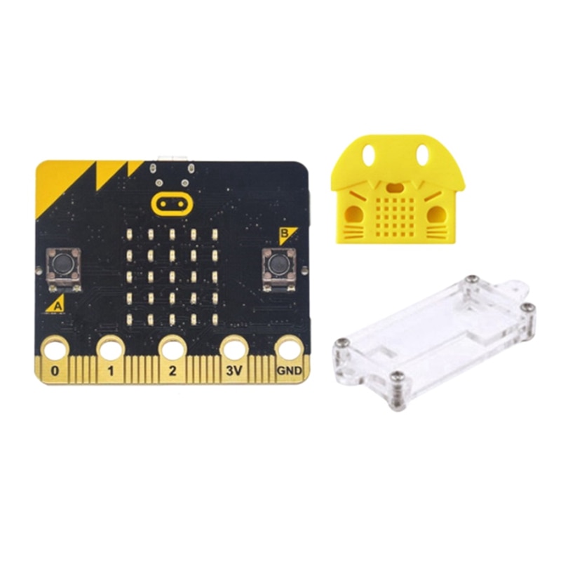 Bbc Microbit Gaan Start Kit Met Beschermhoes + Beschermende Shell Programmeerbare Leren Development Board Voor Diy Projecten: Default Title