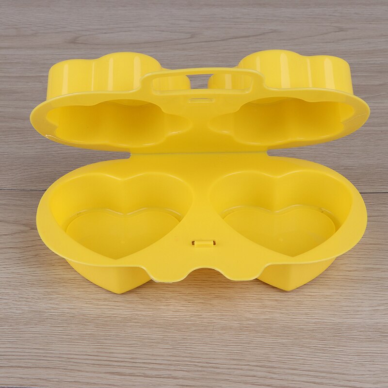 Microwave Two Egg Poacher Cook Sandwich Breakfast Cooker Kitchen Tool