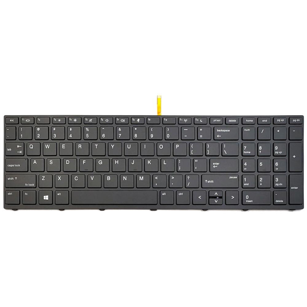 For HP Probook 450 455 470 G5 Series Laptop Keyboard US Backlit L01027-001
