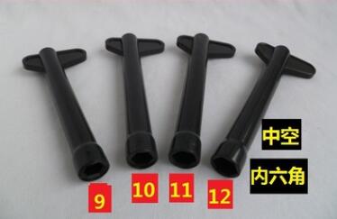 Pieza de herradura para grifo, accesorio de fijación, reparación, manguito de llave inglesa, 9-10-11-12-14mm, manga hexagonal: 4pcs in set