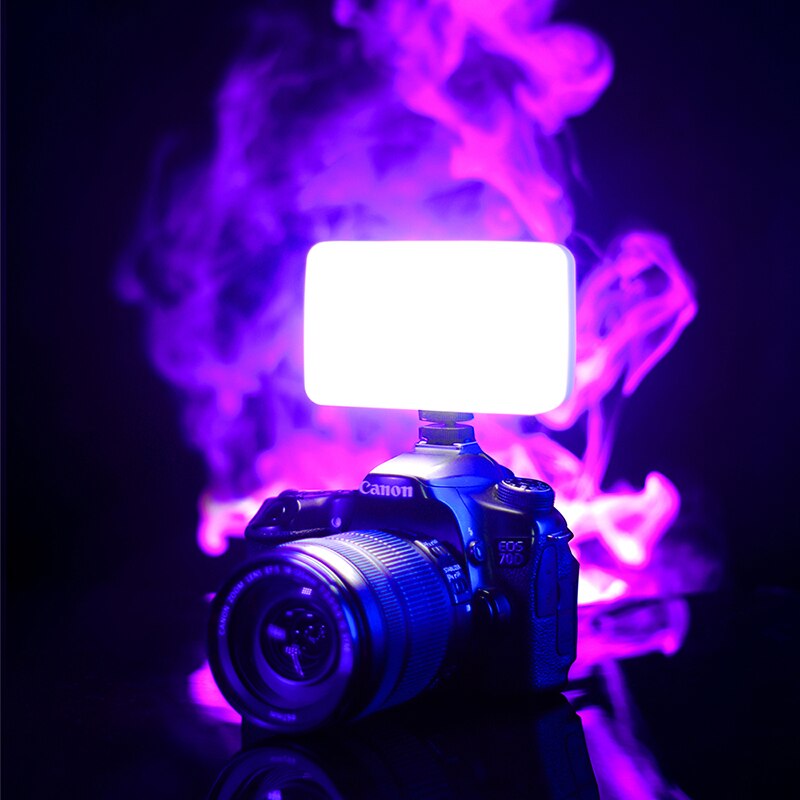 Vijim VL120 3200K-6500K Zoom Led Video Light Verstelbare Draagbare Licht Invullen Vlog Licht Conferentie Verlichting Sucktion kit