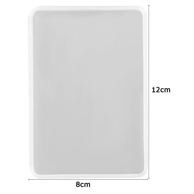 Forma de Retângulo Molde de Silicone DIY Molde de Resina Quadrado Redondo Coaster Epóxi UV DIY Ofício da Resina Decoração de Casa: 8