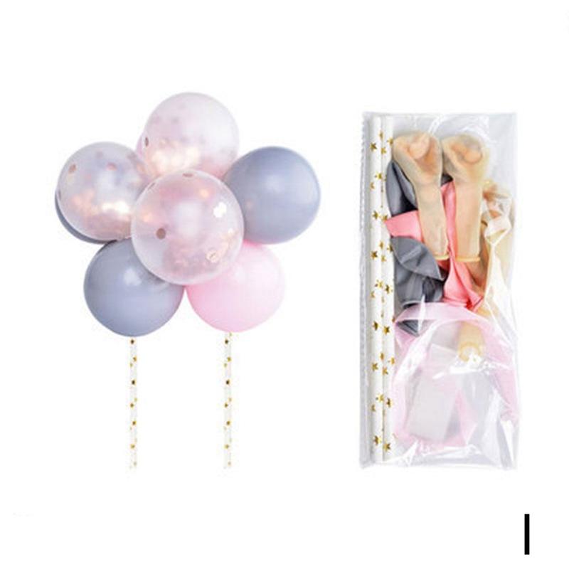 5 Inch Transparant Confetti Lovertjes Ballon Cloud Insert Tafel Card Decoratie Dessert Z1D3: I