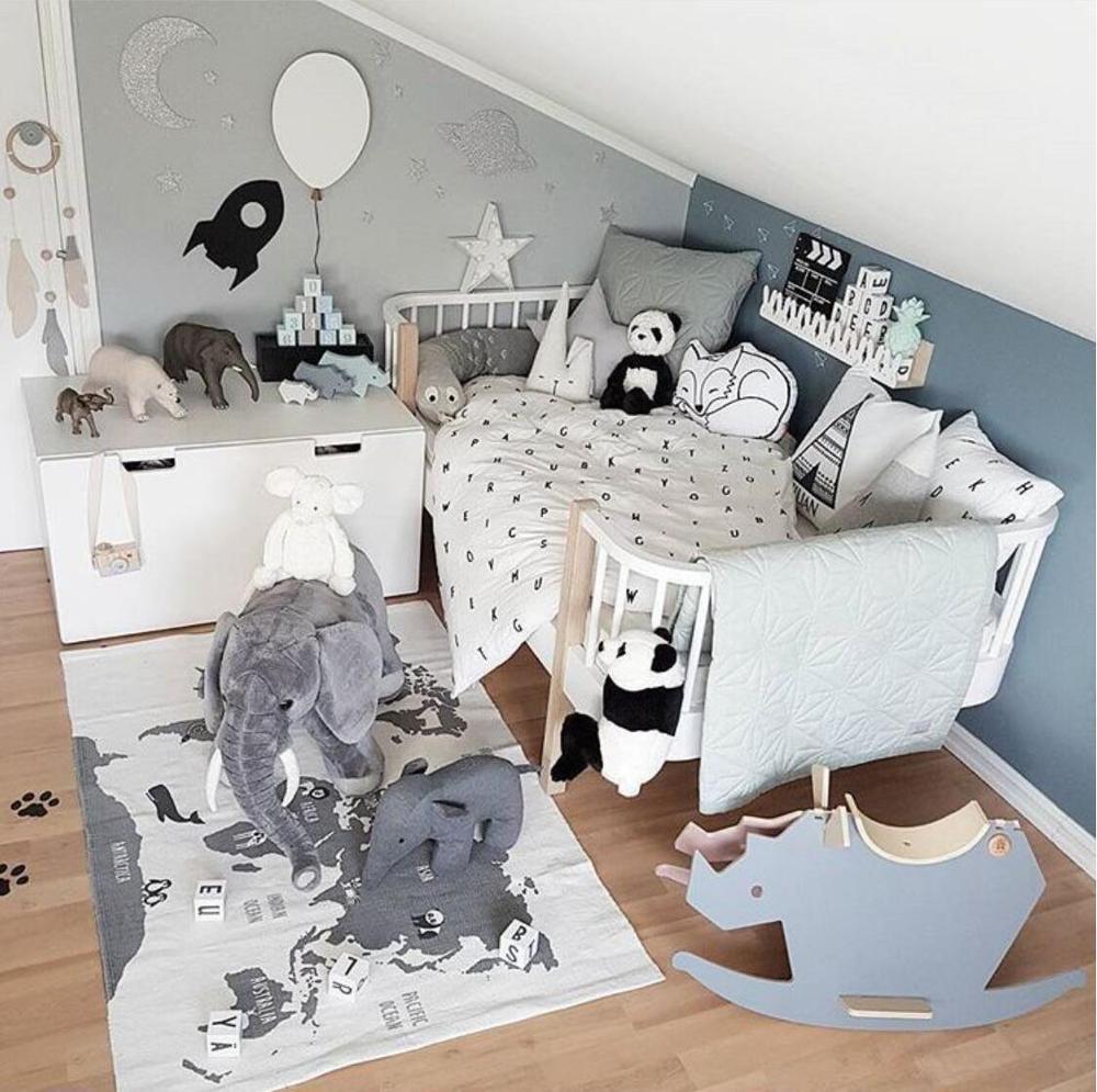 Børn legemåtter kravlende tæpper verdenskort tæppe pædagogisk baby legemåtte værelse dekoration gulv indretning tæppe 140*90cm
