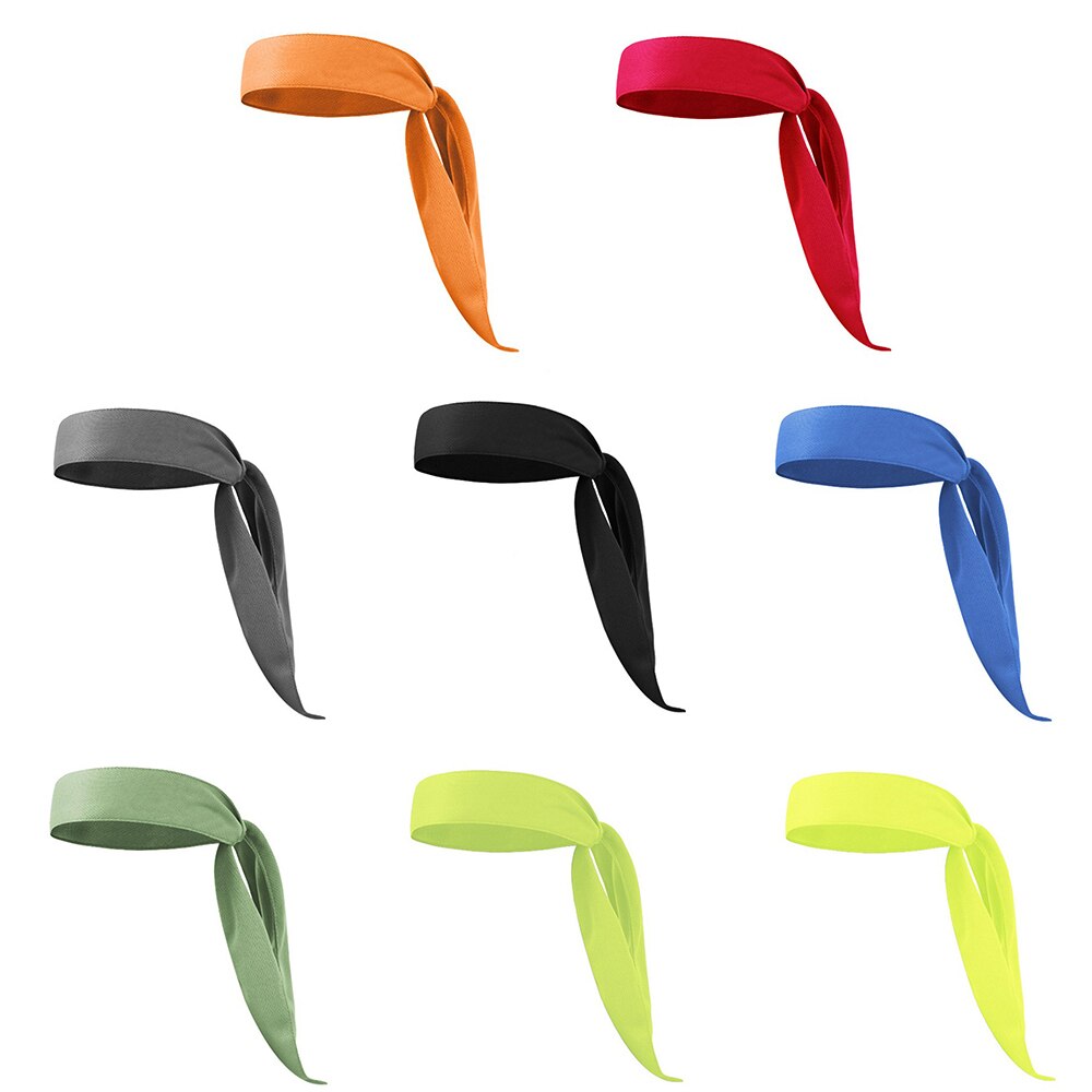 Bandanas de diadema cabeza corbata deportiva para banda para el pelo correr tenis Karate atletismo breve estilo Accesorios para el cabello