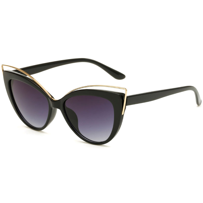 Vrouwen Cat Eye Zonnebril Brand Retro Zonnebril Voor Vrouwen UV400 (UV400) eyewear Shades Óculos de sol Gafas