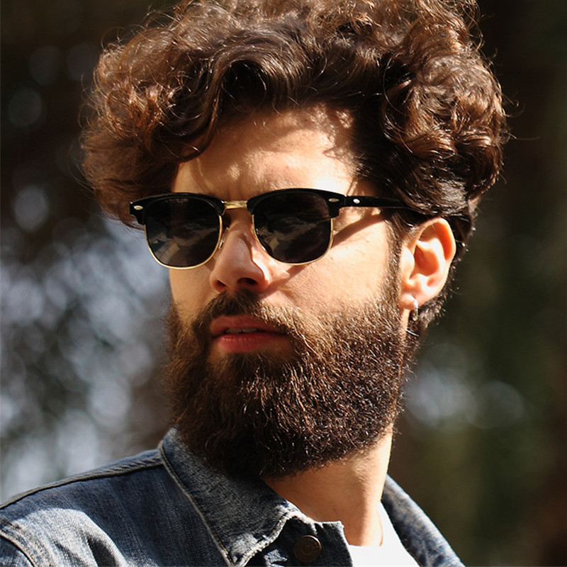 F3 Classic Half Metal Gepolariseerde Zonnebril Mannen Vrouwen Spiegel Zonnebril Mode Vrouwelijke Gafas EEN UV400