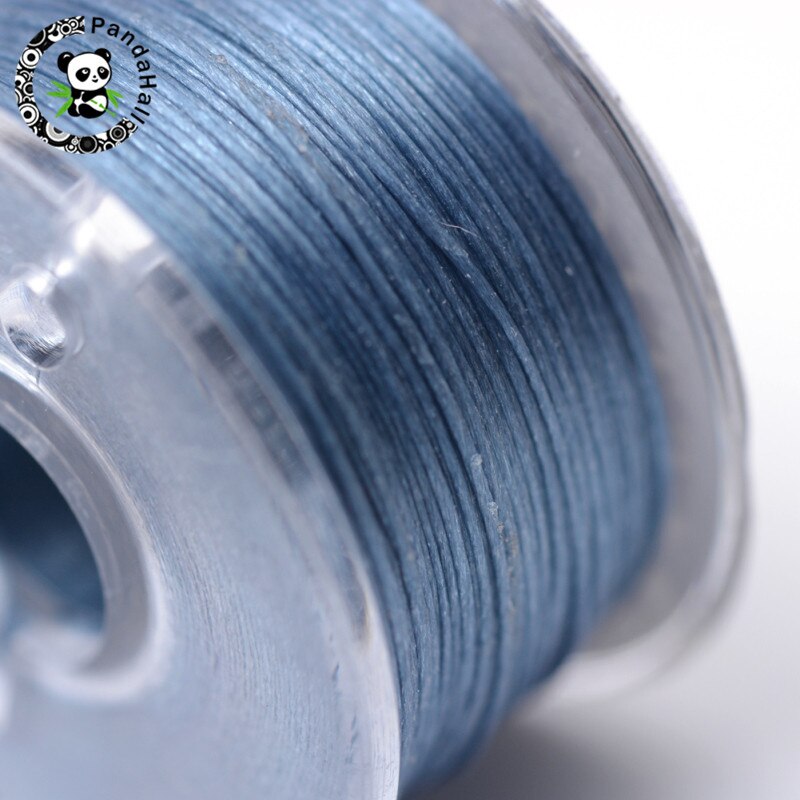 50yards/roll 0,1mm Spezielle Beschichtete Polyester Themen Für Seed Perlen Schmuck Perlen Cords DIY, Die Entdeckungen: SteelBlue