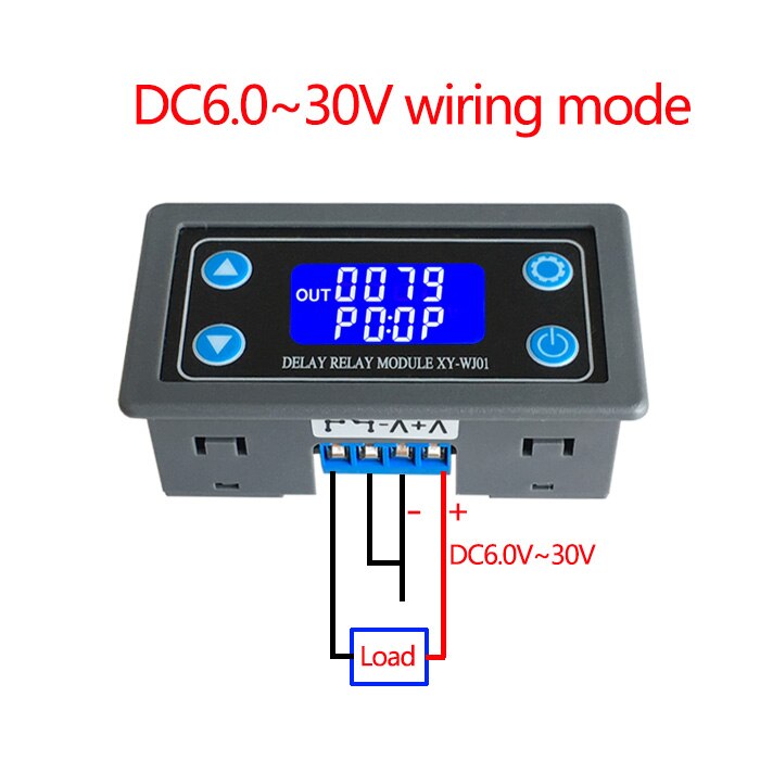 WJ01 DC12V LED Module de relais temporisé numériqu – Grandado