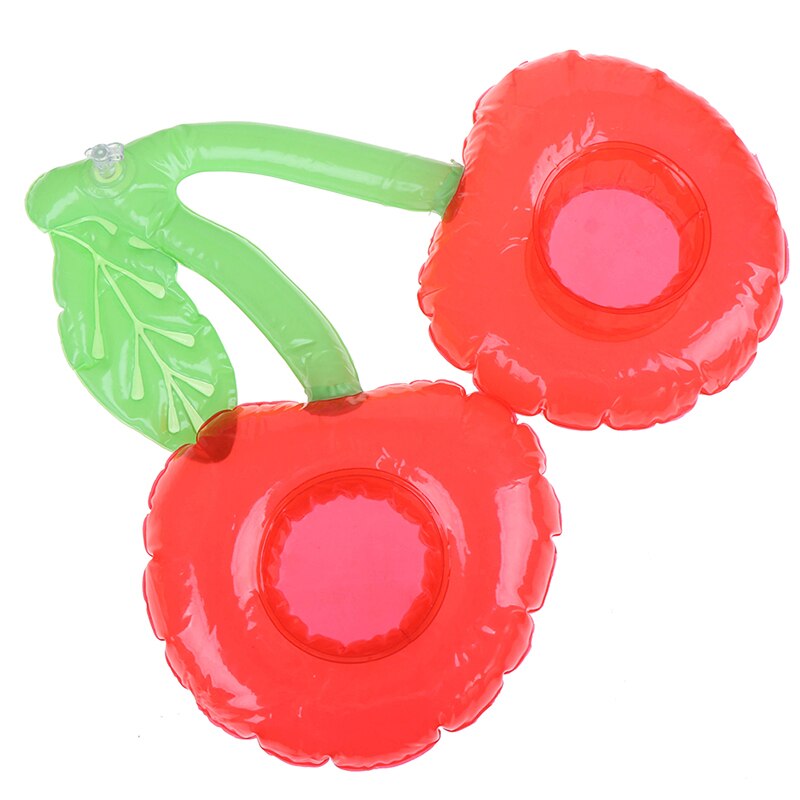 Cherry Shaped Red Swimming Pool Drink Holders Party Adult Inflatable Pool Accessories Double Kids Swimming Floating