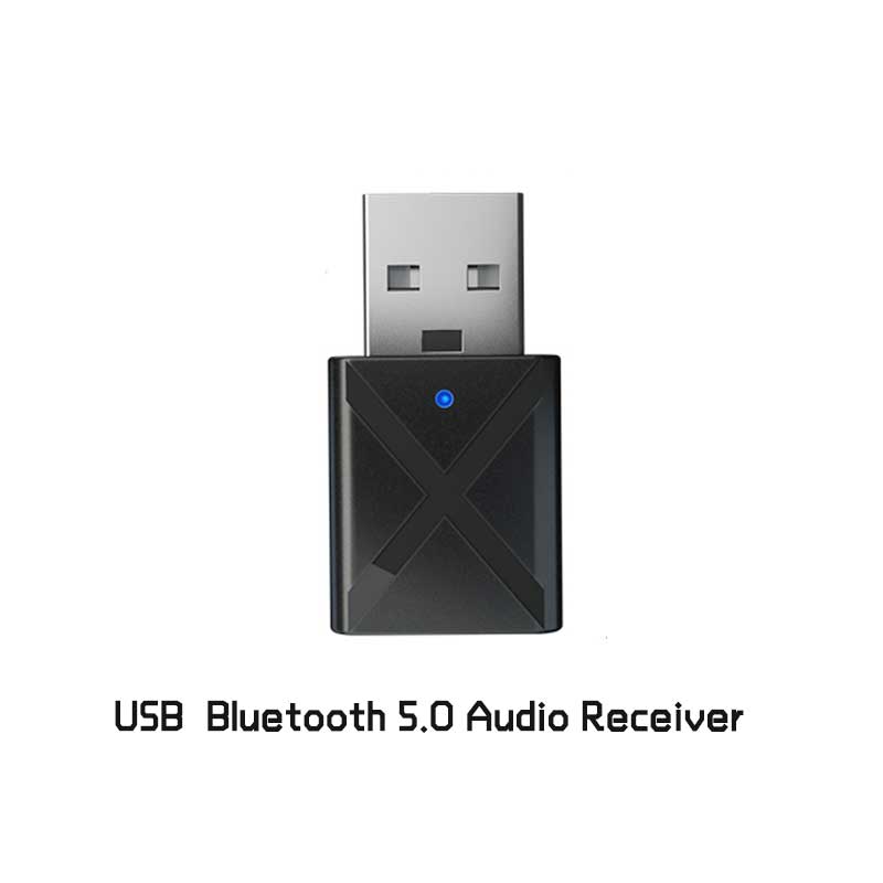 Rovtop Bluetooth 5.0 Audio Receiver Real Stereo Speaker Audio Receiver Bluetooth Adapter For Car Kit Wireless Aux 3.5mm Jack: USB Bluetooth 5.0