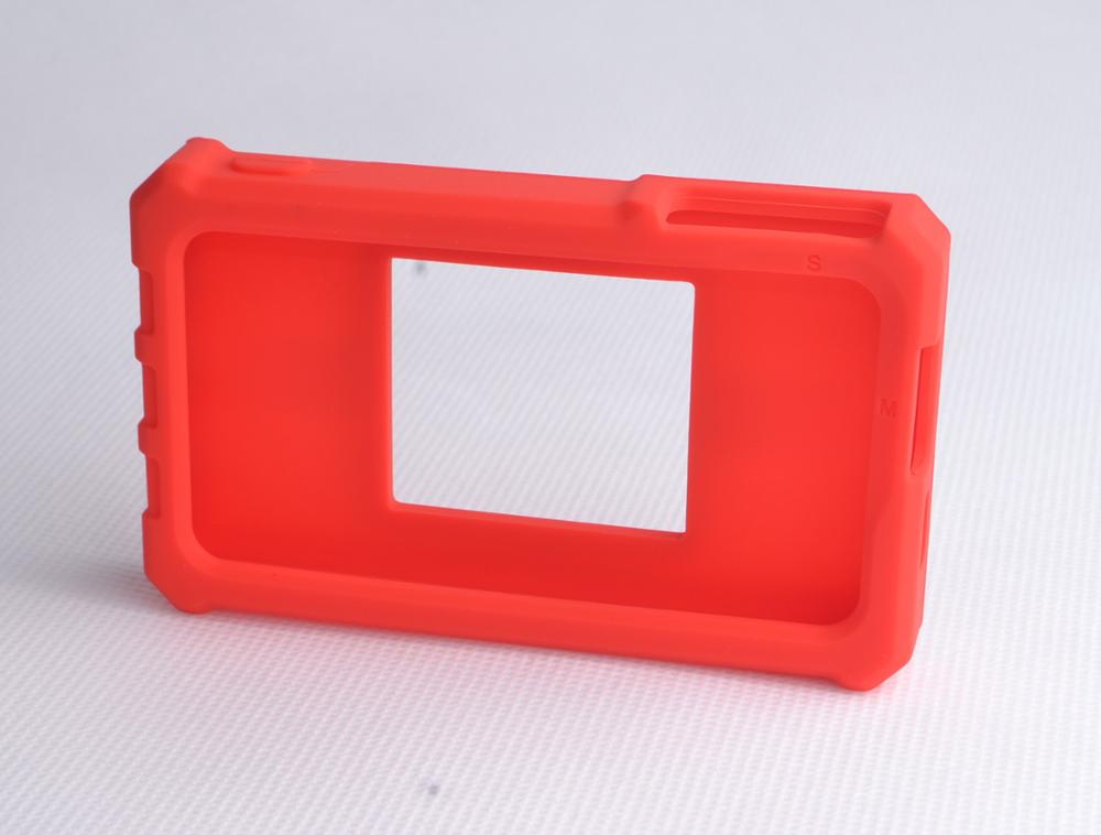 Soft Silicone Boot for DS212 Mini DSO Digital Oscilloscope Protective Storage Cover Ring Stand Holder Shell Bag Red Black Yellow: Red