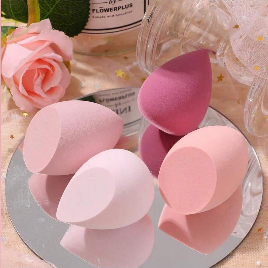 3/4/10 PCS Makeup Sponge Blenders Blending Sponge Foundation Applicator Cosmetic Sponges makeup tools: PURPLE