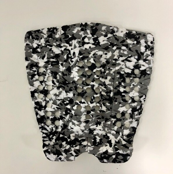 3pcs Surfboard Traction Pads Surf Pads 3M Glue Deck Pad EVA Deck Pad Grip Skimboard Adhesive Grips