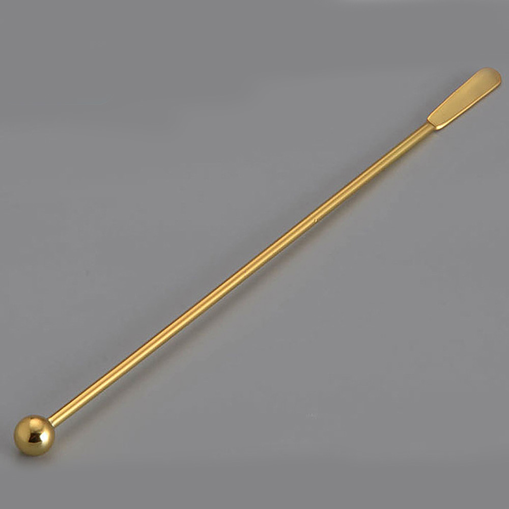 Swizzle Sticks Metal Stainless Steel Mixing Cocktail Coffee Stirrers Wine Drink Mixing Stirring Rod Kitchen Bar Utensil: B