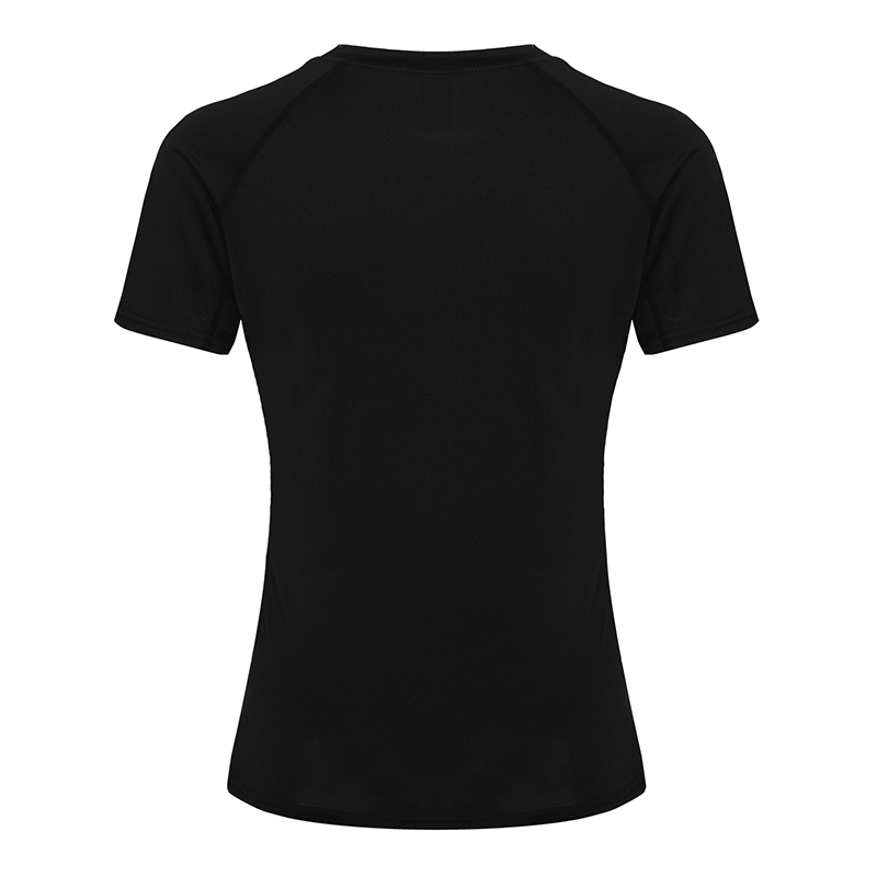 Damkompressionströja kortärmad atletisk yoga löpartröja sommar gymträning snabbtorkande stretchiga t-shirts toppar baslager