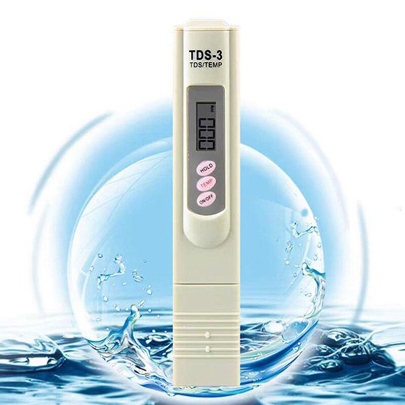 3 Pcs TDS Measurement Tool TDS EC Tester + PH METER Water Acid Tester Test