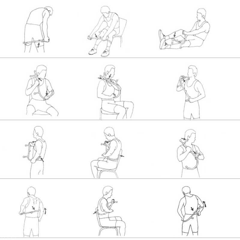 Urządzenie robić masażu głębokiego ciśnienia masażer robić ciała punkt wyzwalania samo kijek robić masażu umięśnione ciało ulga masaż pleców Thera trzcinowy