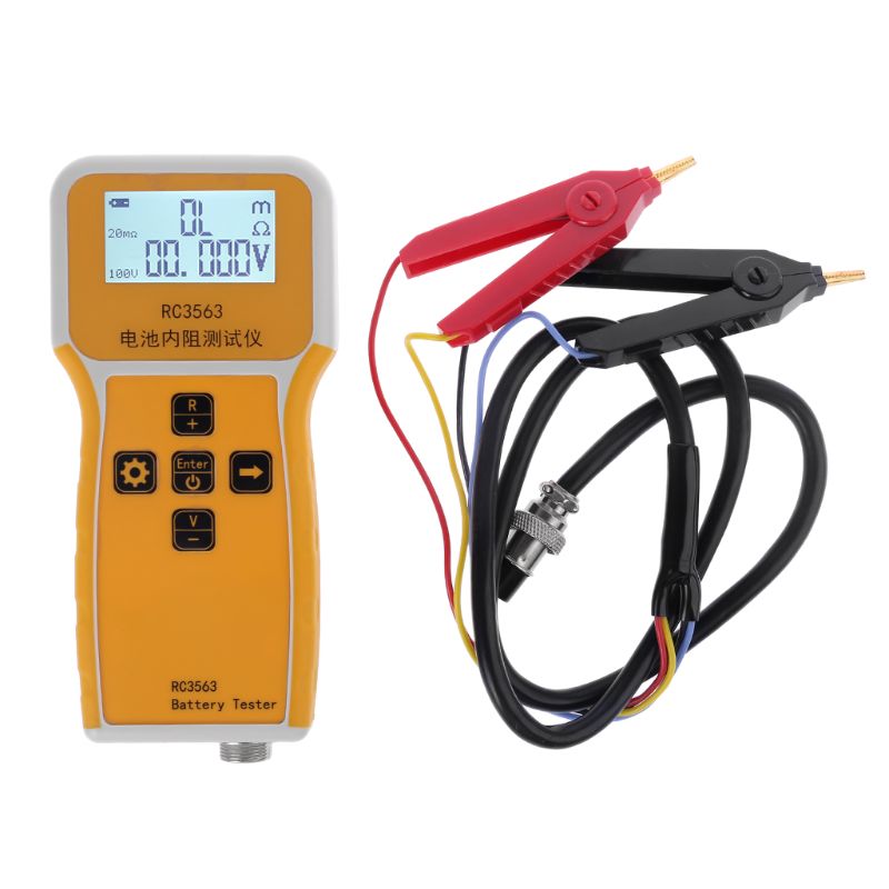 M6CF RC3563 Handheld Battery Internal Resistance Tester Analyzer for Car Vehicle Lead-acid Battery dry cell