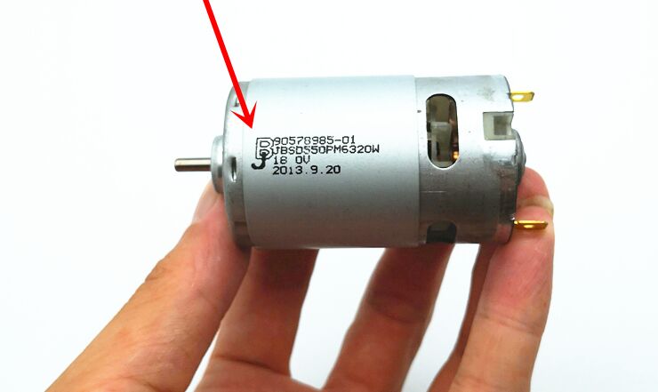 550 DC motor 18V high Power motor 20000rpm DIY Hand electric drill accessories