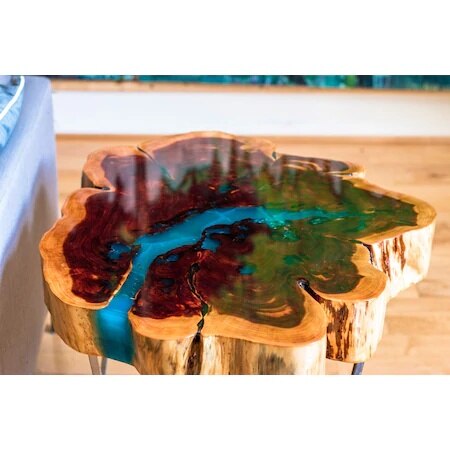 Pieds de Table basse de souche d'arbre épingle à cheveux AyakTel AyakZigon Table basse en bois 245744806