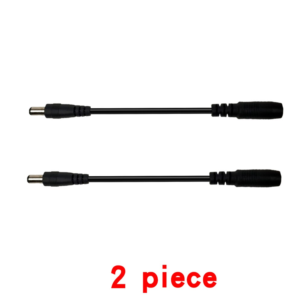 2 styk  of 5.5 x 2.1mm omvendt polaritet konverter kabel til guitar klaver pedaler keyboard: Default Title