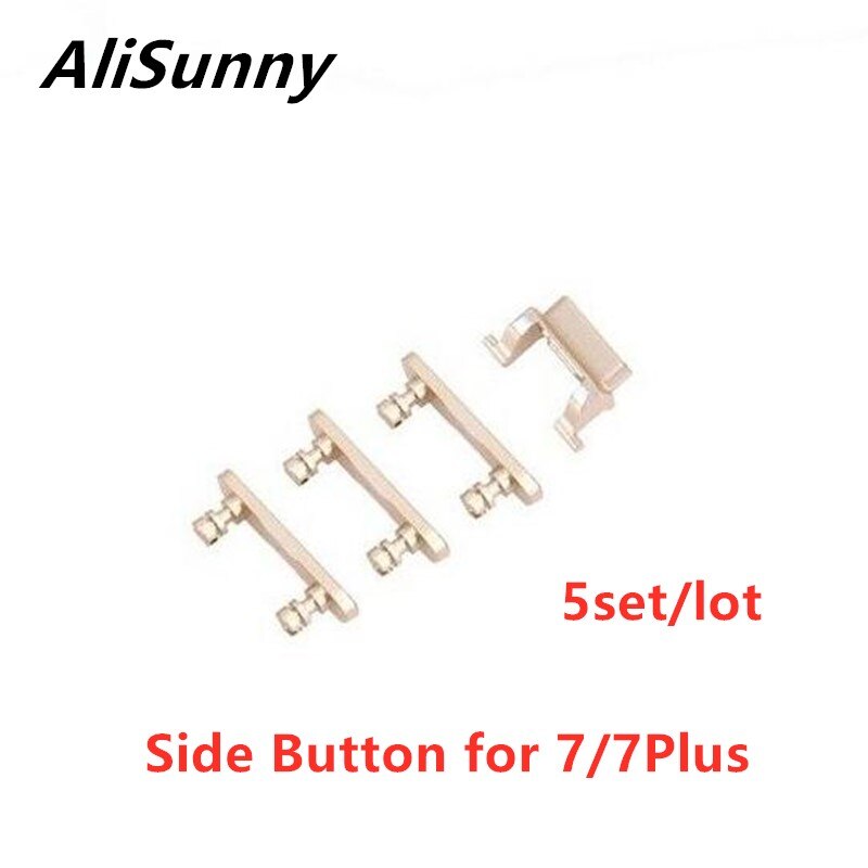 AliSunny 5set Side Button for iphone 7 8 6S Plus Full Set Power Volume Mute Lock Key Parts