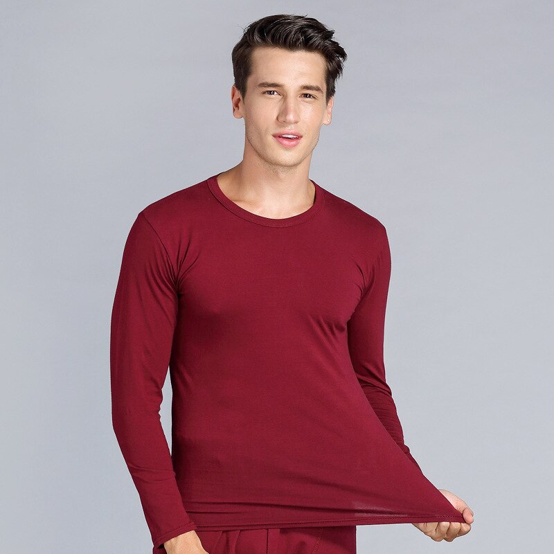 Inverno Calzamaglia invernale, intimo termico Perfering Calzamaglia invernale, intimo termico per uomo donna Calda Biancheria Intima Termica 2 Pezzi/impostato vestiti della Donna Degli Uomini di Inverno Tuta Termica: vino rosso / L