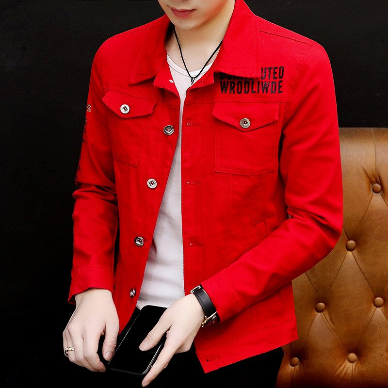 Men&#39;s Denim Jacket Spring And Autumn Jacket Korean Style Trendy Clothes Students Handsome Summer Cowboy Teenagers Coat