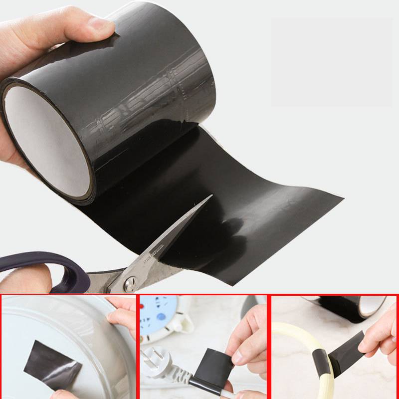 152*10cm Super Fix Strong Fiber Waterproof Tape Stop Leaks Seal Repair Tape Performance Self Fix Tape Fiberfix Adhesive Tape