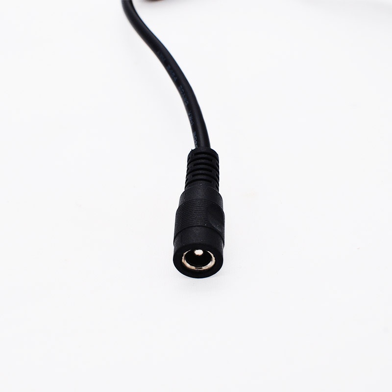 2Pack 1 to 4 Way DC Power Splitter Cable Barrel Plug 5.5mm x 2.1mm for CCTV Cameras DVR LED Light Strip and More
