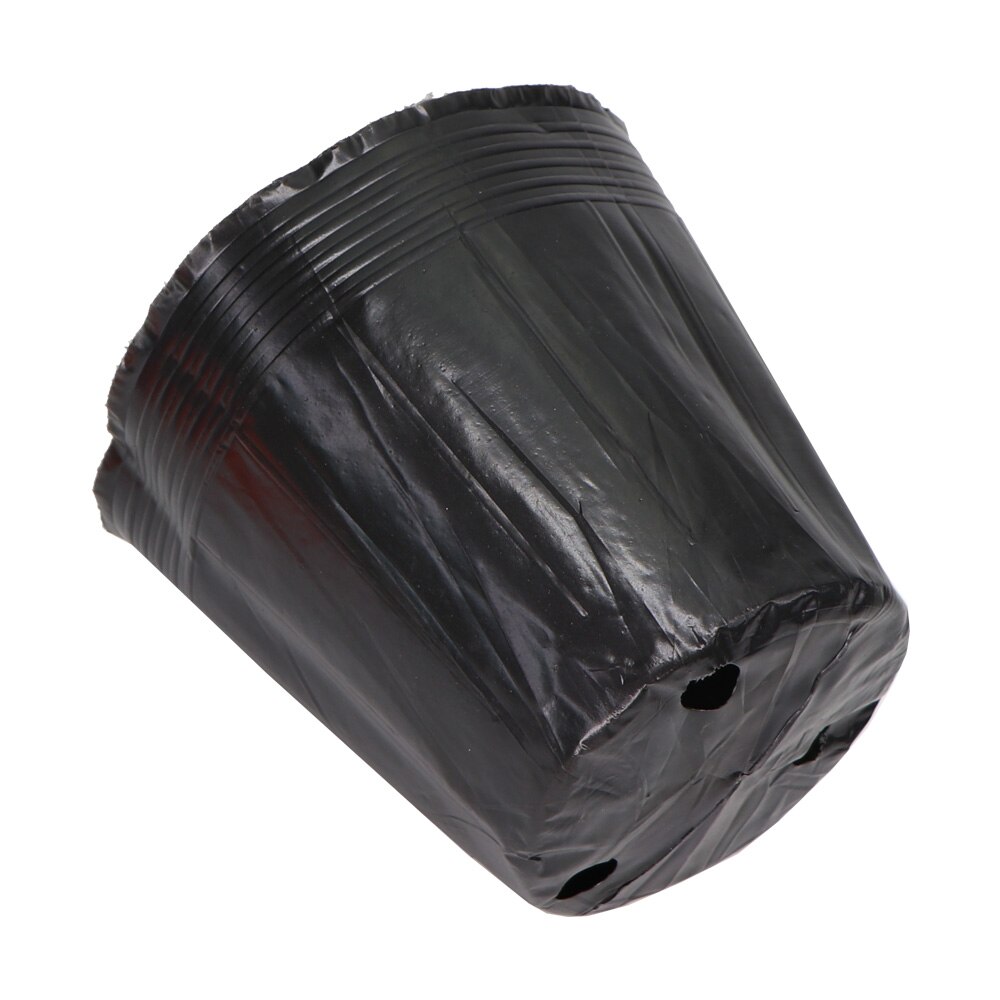 20-300PCS 15 Sizes of Plastic Grow Nursery Pot Home Garden Planting Bags for Vegetable Flowers Plant Container Starting Box