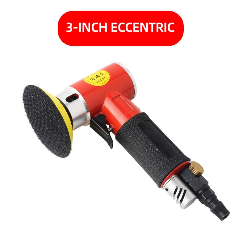 Mini Pneumatic 2"/3" Grinding Machine Car Polisher Air Polisher Orbital Sander Electric Grinding Polishing Machine Air Powered: 3 inch