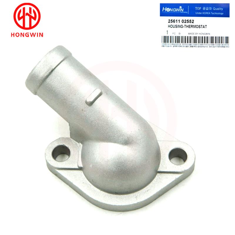 Genuine No.:25611 02552 Thermostat Housing/Water Outlet Fitting Hyundai Santro 1.0L1.1L 98-03 Santro Xing 1.1L 03-14 2561102552