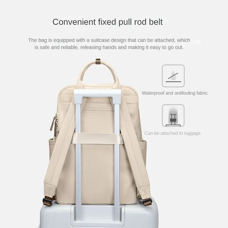 GOLF Backpacks for Women Business Trips Bag Fit 15.6 Inch Laptop Oxford Travel Commuting Backpack Bags with Handle