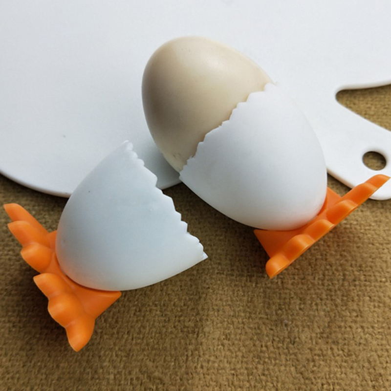 5PCS Egg Holder Cute Egg Cup Holder Egg Opener Separator Boiled Eggs Container Kitchen Tools Accessories