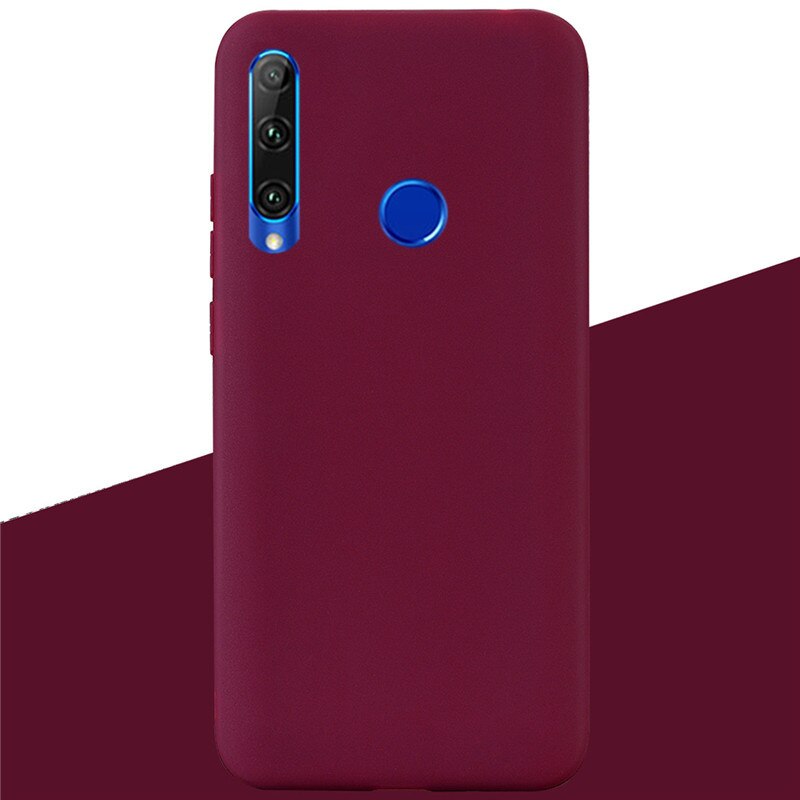 Für Honor 10i Fall Honor 10i HRY-LX1T Fall Silicon Tpu Zurück Abdeckung Telefon Fall Für Huawei Ehre 10i Honor10i 10 ich 6,21 Abdeckung Coque: 10 Wine Red